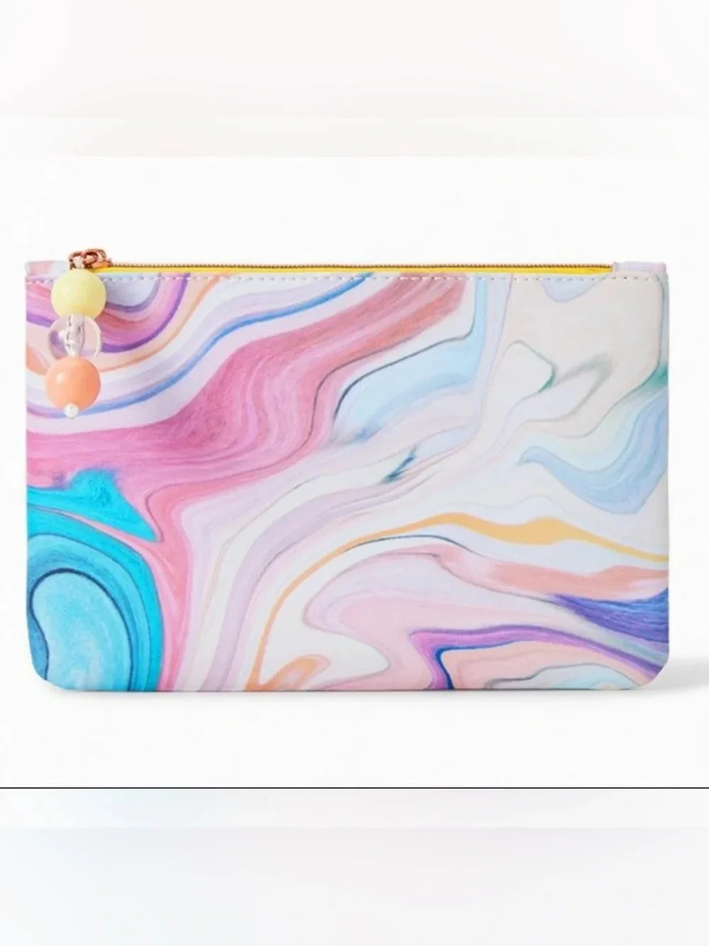 Ipsy Glam Makeup Bag | Pastel Marble Swirl